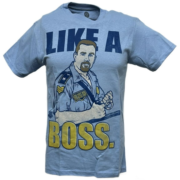 Like a Big Boss Man Mens Light Blue T-shirt 2XL