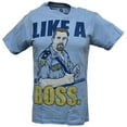 thumbnail image 1 of Like a Big Boss Man Mens Light Blue T-shirt M, 1 of 3