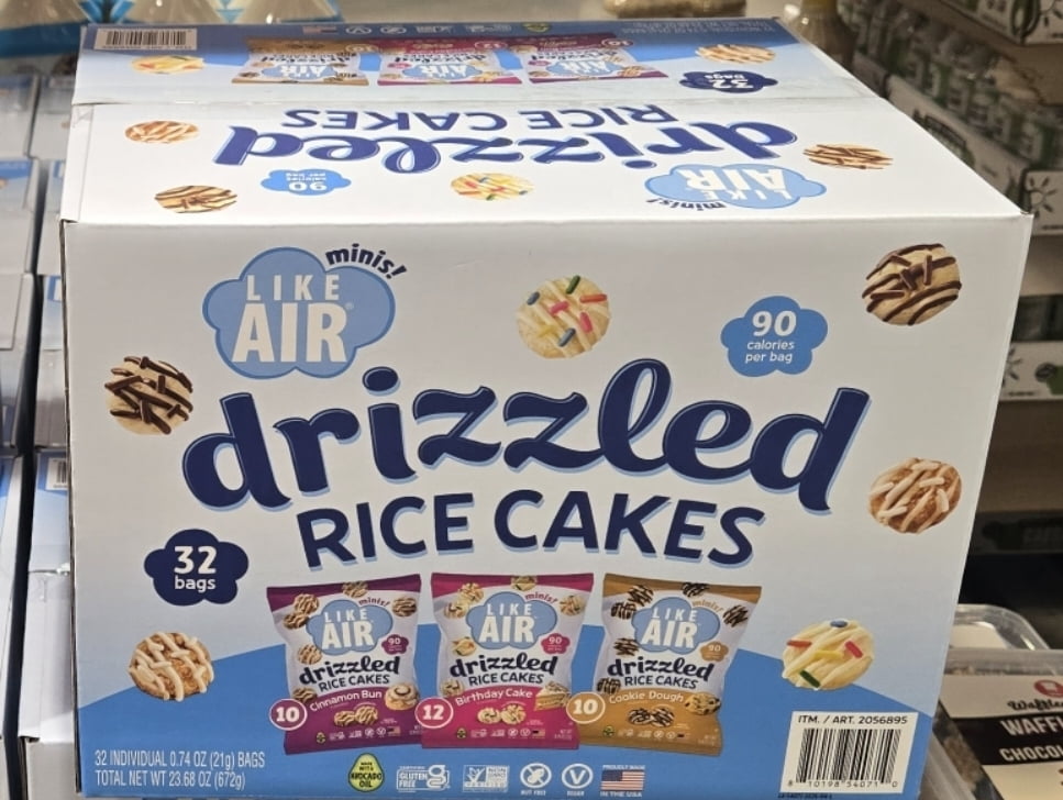 Like air Drizzled rice cake