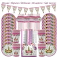 thumbnail image 1 of Unicorn Girls Party Supplies 81-Piece Set by Like2Party - Disposable, Pink, 1 of 8