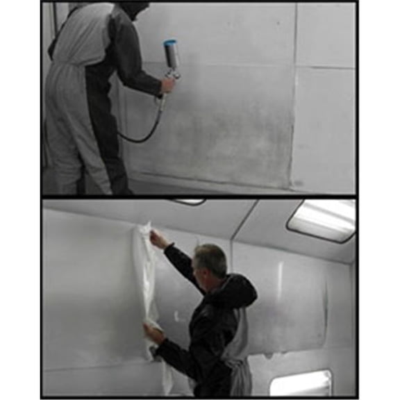 Like90 10018 Booth Coating - Clear - Gallon - Case of 4 - Low VOC - Water-Soluble