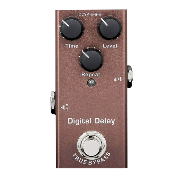 Likegreen Electric Guitar Effect Pedal Distortion Delay Choral Vibrato Sound Simulator