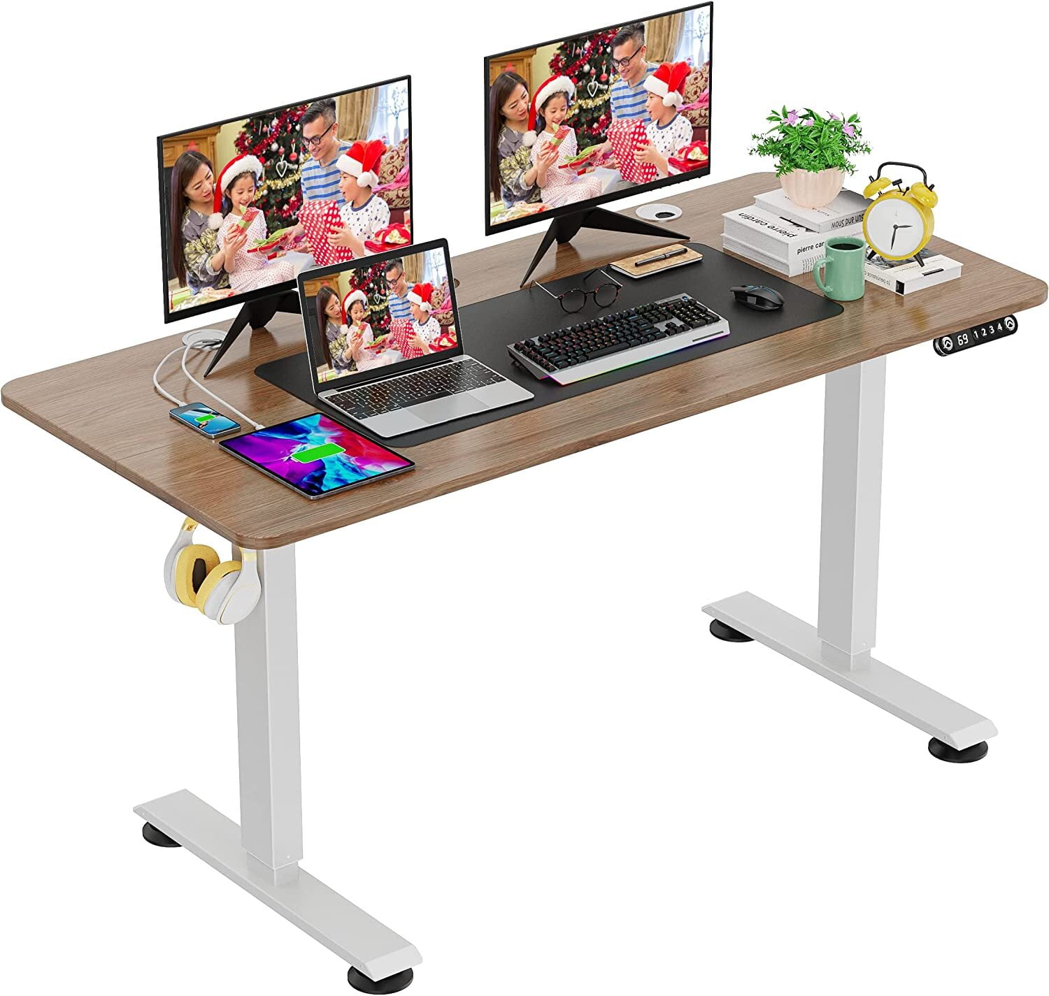 Likein 48 inches Office Desk Electric Gaming Standing Desk, Height