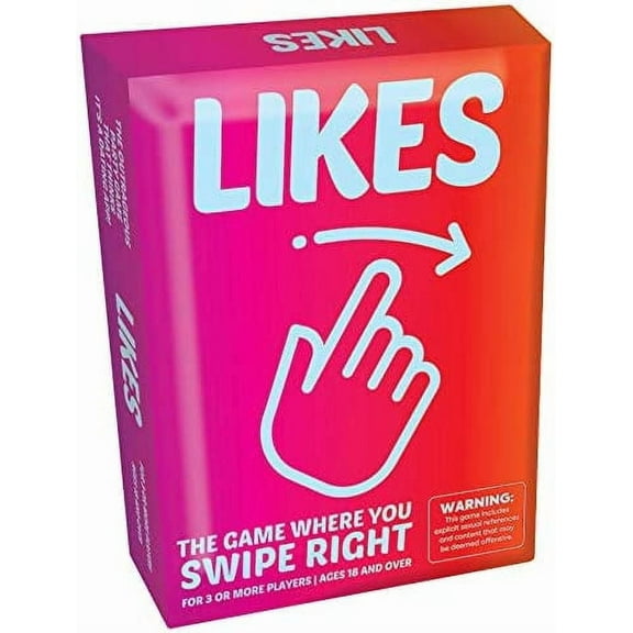 Likes Card Game by Outset Media - The Game Where You Swipe Right - Create Hilarious Dating Profiles - Ages 18 and Up