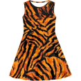 thumbnail image 1 of Likimi Child Girls Dress Sleeveless Graphic Print Crew Neck Dresses For Girls Everyday Wear Soft Casual Clothes Size 3-4 Years, 1 of 5