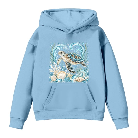 Likimi Child Toddler Girls Hoodies With Pocket Animal Print Hooded Sweatshirt For Girls Long Sleeve Everyday Wear Comfort Pullover Size 6-7 Years