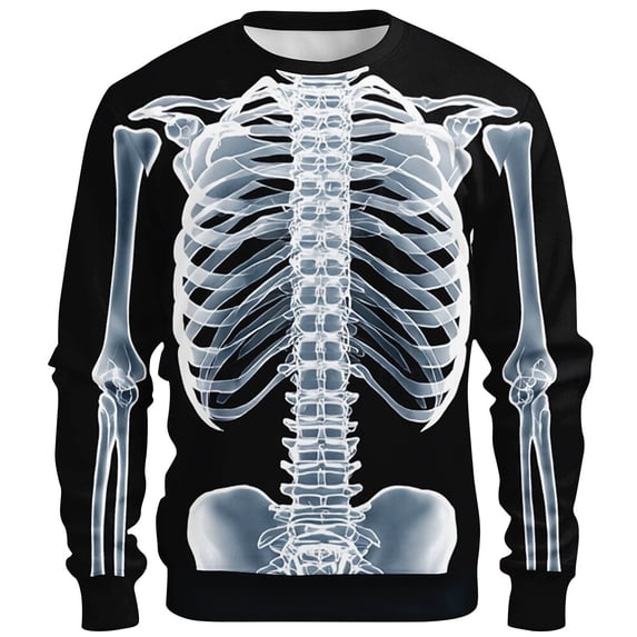 Likimi Children Girls Halloween Sweatshirts Hallowmas Skull Print Crew Neck Sweatshirt For Girls Long Sleeve Loose Fit Comfortable Pullover Size 13-14 Years