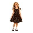 thumbnail image 1 of Likimi Children Girls Hallowmas Dress Crew Neck Sleeveless Halloween Graphic Print For Party Comfortable Dresses Size 3-4 Years, 1 of 5