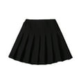 thumbnail image 1 of Likimi Children Girls Pleated Skirts High Waist Solid Color Summer Fashion Skirts Size 3-4 Years, 1 of 4