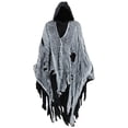 thumbnail image 1 of Likimi Halloween Costumes For Adults Dress Up Hooded Stage Show Solid Color Cosplay Tops Performance Fashion Cosplay Costume One Size, 1 of 2