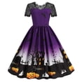 thumbnail image 1 of Likimi Hallowmas Dress For Women Dress Up Cartoon Print Stage Show Halloween Costumes For Performance Fashionable Cosplay Dresses Size 3Xl, 1 of 9