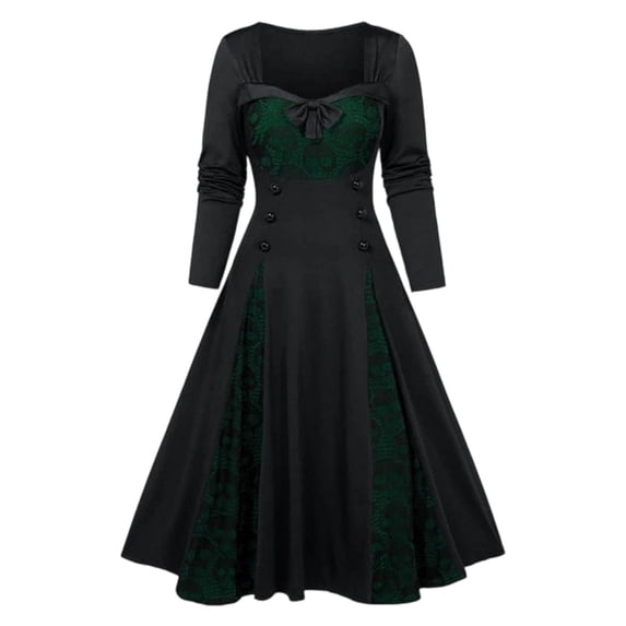 Likimi Hallowmas Dress For Women Dress Up Skull Print Stage Show Halloween Costumes For Performance Comfortable Cosplay Dresses Size L
