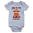 thumbnail image 1 of Likimi Baby Girls Boys Romper Short Sleeve Letter Prints Crew Neck Summer Fashion Casual Bodysuits Grey Size 3-6 Months, 1 of 2