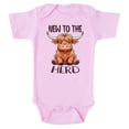 thumbnail image 1 of Likimi Baby Girls Boys Romper Short Sleeve Letter Prints Crew Neck Summer Fashion Casual Bodysuits Pink Size 3-6 Months, 1 of 2