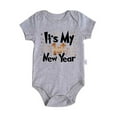 thumbnail image 1 of Likimi Newborn Infant Baby Boys Jumpsuits Long Sleeve Print Onesie Casual Loose Relaxed Spring Fall Homewear Size 0-3 Months Grey, 1 of 4