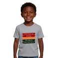 thumbnail image 1 of Likimi Toddler Girls Boys T Shirt Crew Neck Short Sleeve Letter Print Breathable Soft Tee Grey Size 1-2 Years, 1 of 4