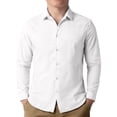 thumbnail image 1 of Likimi Toddler Girls Boys T Shirt Long Sleeve Button Down Solid Color Lapel Fashion Comfort Tee White Size 13-14 Years, 1 of 5