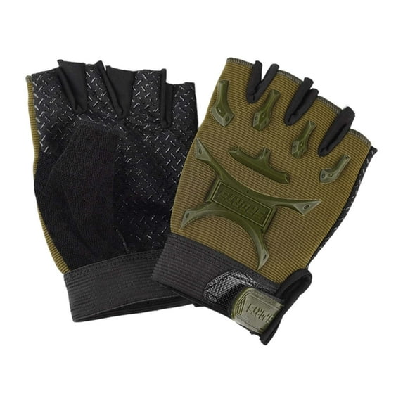 Likimi Toddler Kids Boys Girls Fingerless Gloves Solid Color Cute Comfortable Relaxed Gloves Fall Winter Outdoor Sports Gloves Size 6-12 Years Green