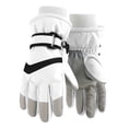 thumbnail image 1 of Likimi Toddler Kids Boys Girls Gloves Solid Color Thick Thermal Relaxed Gloves Fall Winter Ski Gloves Size 8-10 Years White, 1 of 4
