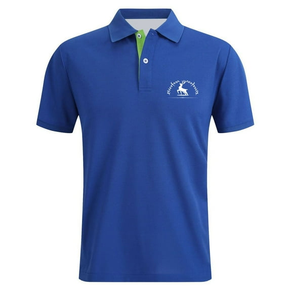 Likimi Toddler Kids Boys Tops Solid Color Short Sleeve Lapel Tees Casual Comfortable Relaxed Spring Fall Tops Size 7-8 Years Dark Blue