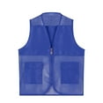 thumbnail image 1 of Likimi Toddler Kids Boys Vest Tops Sleeveless Solid Color V Neck T-Shirt Breathable Casual Comfortable Spring Summer Tops Size 13-14 Years Blue, 1 of 3