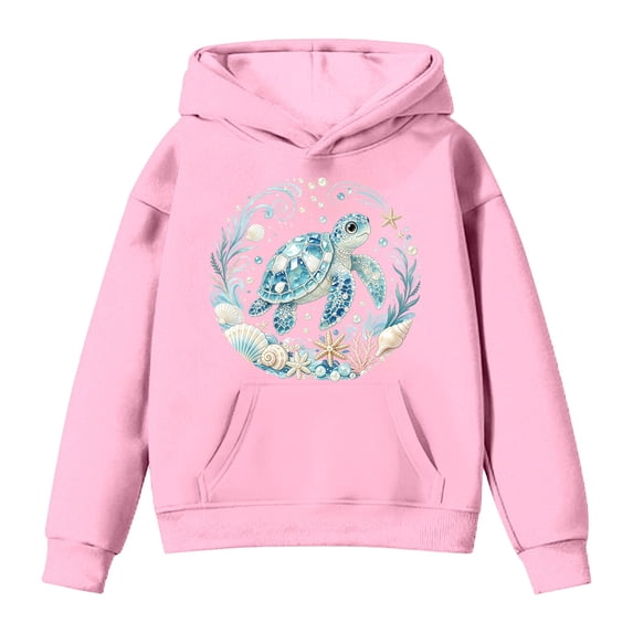 Likimi Toddler Kids Girls Hoodies With Pocket Animal Print Hooded Sweatshirt For Girls Long Sleeve Loose Fit Fashion Pullover Size 12-13 Years