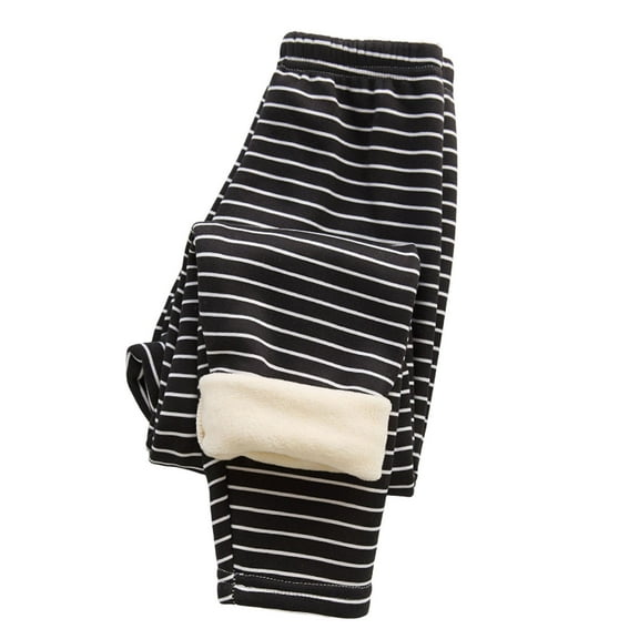 Likimi Toddler Kids Girls Leggings Striped Joggers Trousers Casual Comfortable Soft Spring Fall Bottoms Size 5-6 Years Black