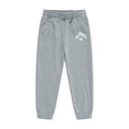 thumbnail image 1 of Likimi Toddler Kids Girls Pants Print Joggers Trousers Comfortable Loose Soft Spring Fall Bottoms Size 8-9 Years Gray, 1 of 4