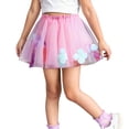 thumbnail image 1 of Likimi Toddler Kids Girls Tutu Skirt Elastic Waist Floral Print Casual Skirts Size 9-11 Years, 1 of 4