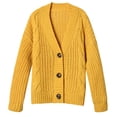 thumbnail image 1 of Likimi Womens Knit Cardigan Button Down V Neck Long Sleeve Solid Color Sweater For Women Loose Fit Comfortable Tops Size One Size, 1 of 6