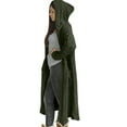 thumbnail image 1 of Likimi Womens Knit Cardigan With Pocket Hooded Long Sleeve Solid Color Long Sweater For Women Winter Warm Comfortable Coat Size Xl, 1 of 7