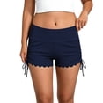 thumbnail image 1 of Likimi Womens Shorts Low Waist Solid Color Slim Fit Sbreathable Comfort Ummer Casual Shorts Bu1 Size S, 1 of 4