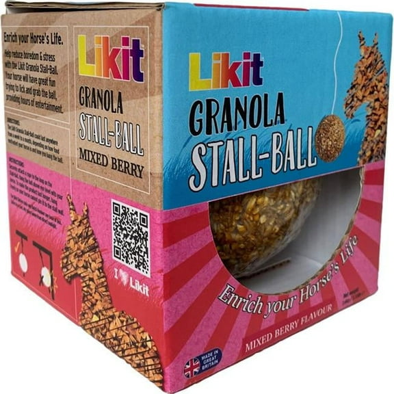 Likit GRANBALLMBUS Granola Stall Ball - Berry - 3.53 lbs