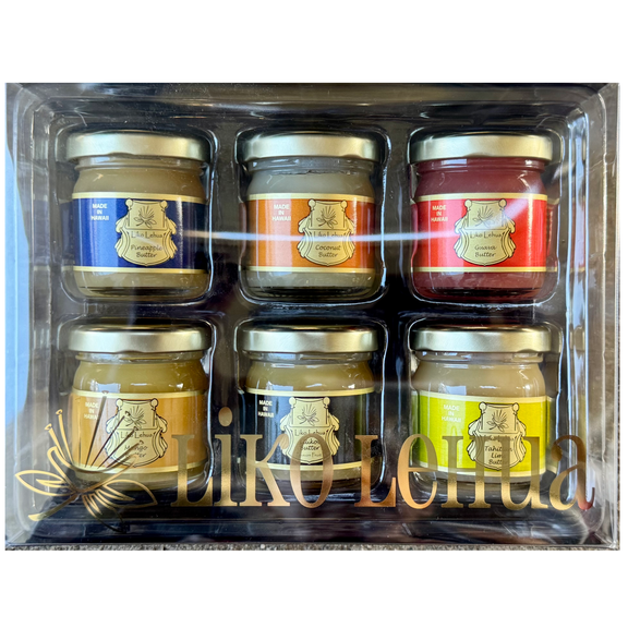 Liko Lehua Hawaiian Fruit Butter 10oz or 6-Jar Gift Set  Tropical Flavors