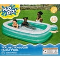 thumbnail image 1 of H2OGO! Bestway Rectangular Family Pool, Teal, For Ages 3 and Up, 1 of 5