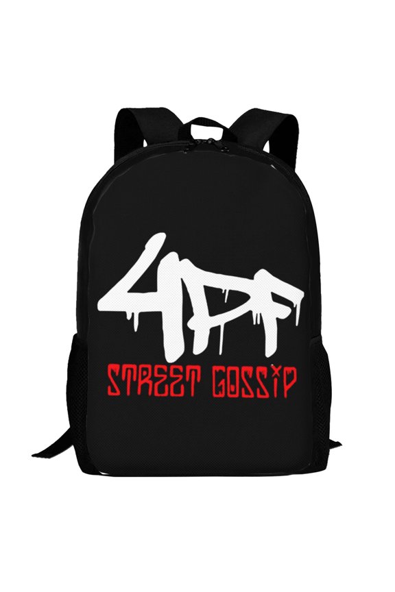 Lil Baby 4pf Backpack,3d Print Laptop Backpack Lightweight Casual Daypack Bookbag Multi-Function Travel Backpack 16.5 In