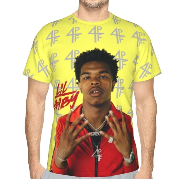 Lil Baby 4pf Unisex 3d Pattern Printed Short Sleeve T-Shirts 