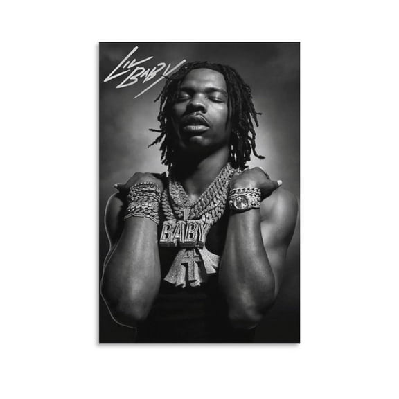 Lil Baby Canvas Poster Bedroom Decoration Landscape Office Valentine's Birthday Gift