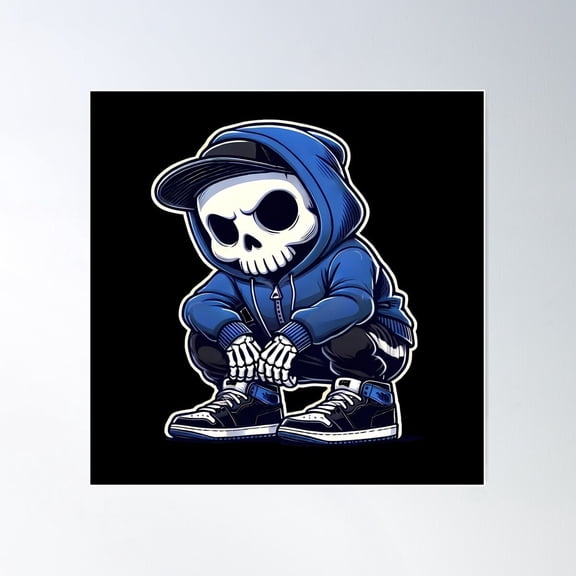 Lil' Bone Thug King Concrete Jungle Poster Wall Art UNFRAMED PAPER POSTER, Home Decor