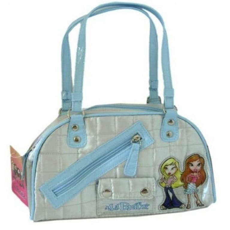 A&N Lil Bratz Girl's Satin Quilted Handbag, Silver