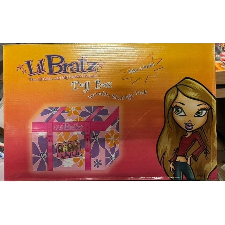 Lil Bratz Girl's Wooden Storage Toy Box - Walmart.com