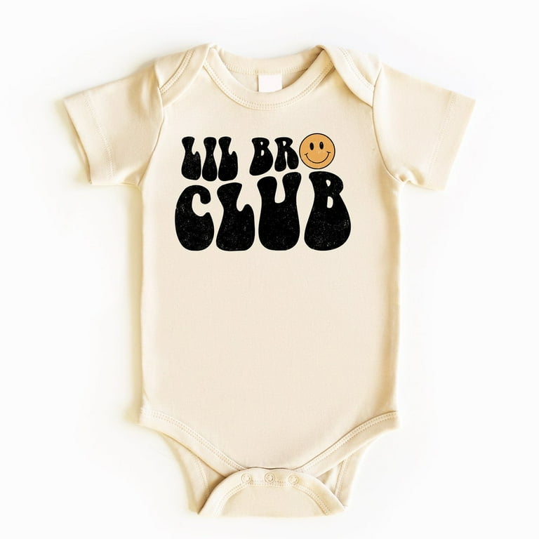 Lil Bro Baby Bodysuit, Little Brother Announcement, Baby Boy