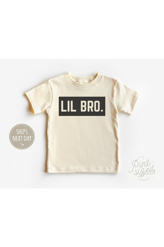 Lil Bro Toddler Shirt, Little Brother Shirt, Boys Matching Sibling Tee TODDLER SHORT SLEEVE TEE BELLA CANVAS 3001T
