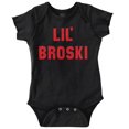thumbnail image 1 of Lil Broski Funny Younger Brother Bodysuit Jumper Boys Infant Baby Brisco Brands 18M, 1 of 6