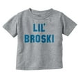 thumbnail image 1 of Lil Broski Funny Younger Brother Youth T Shirt Tee Boys Infant Toddler Brisco Brands 4T, 1 of 5