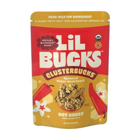 Lil Bucks Hot Honey Organic Clusterbucks 6 oz.