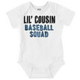thumbnail image 1 of Lil Cousin Ballpark Squad Cute Family Bodysuit Jumper Boys Infant Baby Brisco Brands NB, 1 of 6