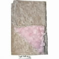 thumbnail image 1 of Lil Cub Hub BCMDPR Burp Cloth - Mocha Dot with Pink Rosebud Swirl, 1 of 2