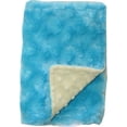 thumbnail image 1 of Lil Cub Hub  Burp Cloth - Yellow Dot with Turquoise Rosebud Swirl, 1 of 4