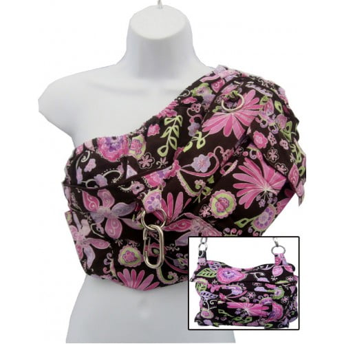 Lil' Cub Hub Cub Co-Z Convertible 2-in-1 Baby Carrier - Wildflowers, Large